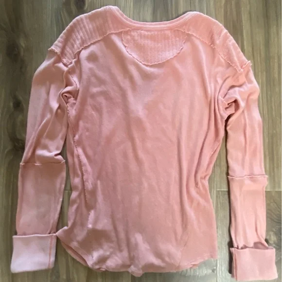 NWOT Free People Studded Henley - Picture 2 of 9